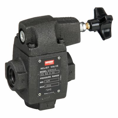 VICKERS Adjustable Relief Valve: 1,000 psi Max Pressure, 125 psi Min Pressure - Adjustable Pressure Relief Valves