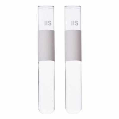 KIMBLE Test Tube: 3 mL, Test Tube, 10 mm Body Dia, 75 mm Overall Ht, Colorless - Glass Test Tubes