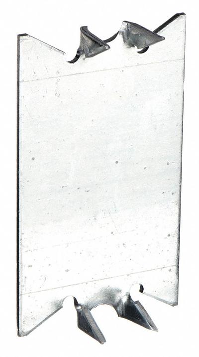 RACO Cable Protection Plate: Steel, Silver, Single and Two Gang Boxes - Cable Protection Plates