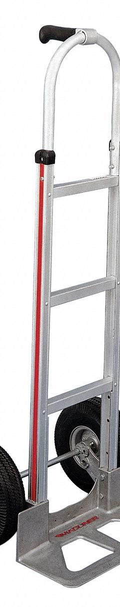 MAGLINER General Purpose Hand Truck: 500 lb, Single-Pin, Silver, Aluminum, Pneumatic, Rubber (MPN HMK117UA4). Key specifications — Brand: MAGLINER.