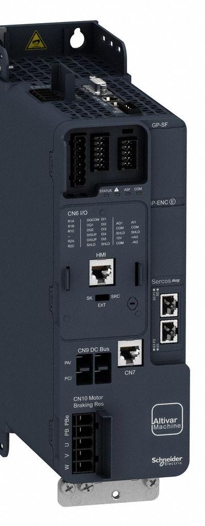 SCHNEIDER Variable Frequency Drive: In Phase Three, Out Phase Three, 2 hp, IP21, No Bypass - Schneider Altivar ATV340