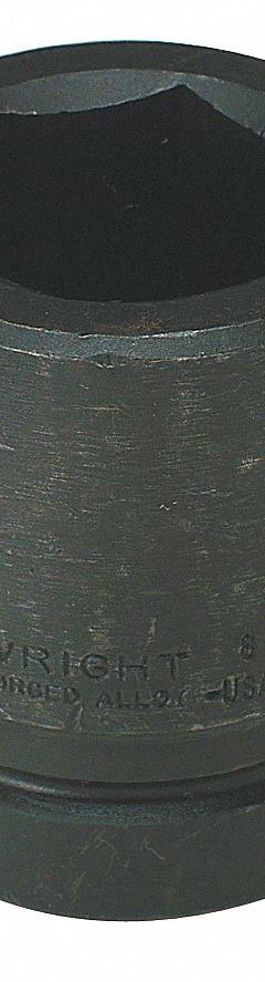 WRIGHT TOOL Impact Socket: 1 in Drive Size, SAE, 4 1/4 in Socket Size, 6-Point, Std, Black Oxide (MPN 88136). Key specifications — attr1215501: WRIGHT TOOL; attr1215515: Black Oxide; attr1215518: 4-1/4 in.