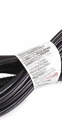 APPROVED VENDOR PC Power Cord: 10 ft Lg, 3/18, 5-15P Plug, C13 Receptacle, SJT, PVC, 10 A Current (MPN 20PX02ID). Key specifications — Brand: APPROVED VENDOR; Jacket Material: PVC.
