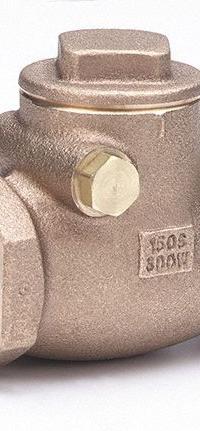 MILWAUKEE VALVE Swing Check Valve: Swing, Inline Valve Body, 3/4 in Pipe Size, FNPT x FNPT, Bronze (MPN 510T 3/4). Key specifications — Brand: MILWAUKEE VALVE.