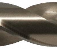CLE-LINE Jobber Length Drill Bit: 23/64", 135° Split Point, Straw/Bronze Cobalt, Hex Shank (MPN C10619). Key specifications — attr1229327: 0.3594.