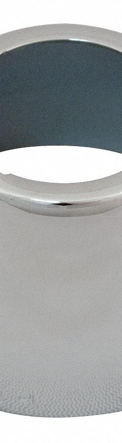 CHICAGO FAUCETS Escutcheon: For Widespread Faucets Series, Brass, Chrome Finish, 1 1/4 in Overall Wd (MPN 785-300JKCP). Key specifications — Finish: Chrome; Compatible Series: Widespread Faucets; Brand: CHICAGO FAUCETS.