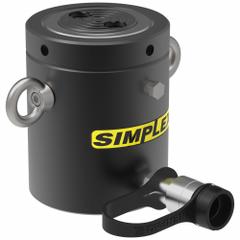 SIMPLEX Lock Nut Hydraulic Ram: 55 ton Nominal Capacity, 2 in Nominal Stroke Lg, 10.99 sq in, RCL (MPN RCL502). Key specifications — attr1108313: RCL; attr96792: 10.99 sq in; attr98878: SIMPLEX.