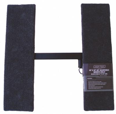 APPROVED VENDOR General Purpose Dolly: 1,200 lb, Black, 18 in L x 5 in W x 3 in H Deck - Adjustable-Length General Purpose Dollies