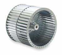 Blower Wheel: Forward-Curved, 11 in Dia, 7 3/4 in W, CW Hub End, Steel Wheel, 2 Inlets, 1/2 in Bore (MPN 2UTU1). Key specifications — Manufacturer Part Number: 2UTU1; Brand: DAYTON; Product Type: Blower Wheel; Rotation: CW Hub End.