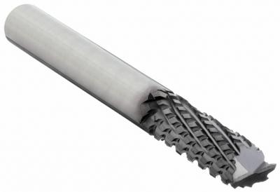 OSG Solid Router Bit: Nicked Spiral, Diamond Coated, 10 Flute, 5/16" Cut Dia - Nicked-Spiral-Flute Router Bits for Composites
