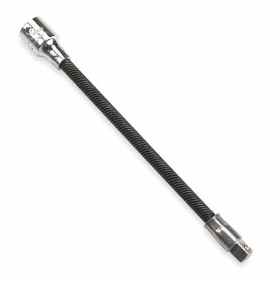 PROTO Socket Extension: 1/4 in Input Drive Size, 1/4 in Output Drive Size, 6 1/4 in Overall Lg - Flex & Wobble Hand Socket Extensions