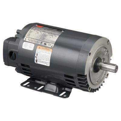 Dayton General Purpose Motor: C-Face/Rigid Base Mount, Open Drip Proof, 1 hp, 230/460V AC - C-Face with Rigid Base 3-Phase General Purpose AC Motors