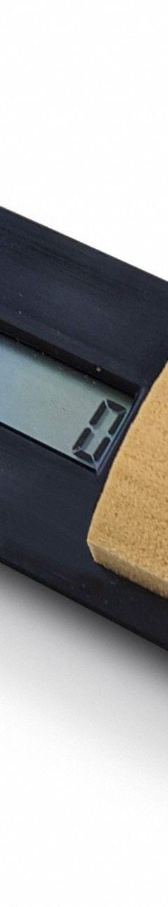 TRUMETER Die Cutting Counter: Front Panel Mounting, High Contrast, CE Approved, LCD, Push Button (MPN 7110-DIE-R). Key specifications — Mounting Style: Surface; Standards: CE Approved; Display Features: High Contrast; Brand: TRUMETER; Manufacturer Part Number: 7110-DIE-R.