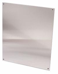 HUBBELL-WIEGMANN Back Panel: Back Panel Panel, 20 in Overall Ht, 16 in Overall Wd, Aluminum, Mill (MPN HW-MP2016A). Key specifications — Panel Style: Back Panel; Brand: HUBBELL-WIEGMANN; Finish: Mill; Manufacturer Part Number: HW-MP2016A; Material: Aluminum.
