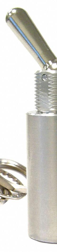 PNEUMADYNE INC Manual Air Control Valve: Three-Way, 10-32 Female UNF, Toggle, Stainless Steel (MPN C032021). Key specifications — attr1092139: Stainless Steel; attr1092167: Detent; attr1092176: Normally Closed.