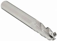 OSG Ball End Mill: Carbide, 4 Flute, 1/16" Mill Dia, 3/16" LOC, 1-1/2" OAL (MPN 404-0625-BN)