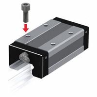 THK Linear Guide Carriage: For 15 mm Rail Wd, Ball, SHS Type Std Guide, 21 mm Carriage Ht (MPN SHS15V1SSC1). Key specifications — Carriage Material: Carbon Steel; Roller Material: Carbon Steel; Size: 15; Brand: THK; Features: End Seal and Side Seal; Type: SHS Type Standard Guide.