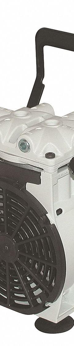 WELCH Piston Vacuum Pump: 0.25 hp, 1 Phase, 115V AC, 100 psi Max Continuous Pressure, 1.6 cfm (MPN 2546B-01). Key specifications — attr50761: 115V AC; attr50712: WELCH; attr51763: 1.