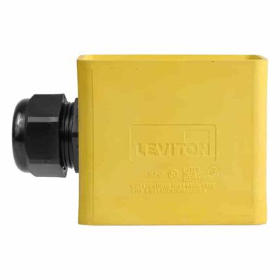 LEVITON Single-Gang Portable Outlet Box: Portable Outlet Box, Outlet Boxes, 1 Gangs - Portable Power Outlet Boxes