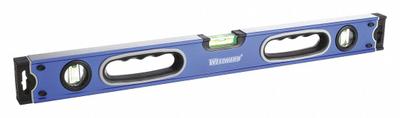 WESTWARD Box Level: Level & Plumb, 24 in Overall Lg, Side Read Only, None Acrylic Barrel - Magnetic Box Levels
