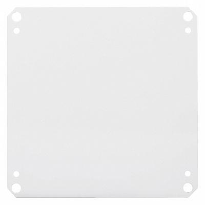 WIEGMANN Interior Panel: Back Panel Panel, 10 in Overall Ht, 10 in Overall Wd, Steel - Interior Mounting Panels