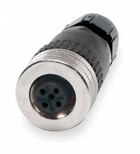 BRAD HARRISON Internal Thread Connector: 5 Socket, M12 Straight Connector, IP67, Straight, Polyamide (MPN 8A5000-31). Key specifications — Connector Body Type: Socket; Brand: BRAD HARRISON; Thread Size: M12; Mounting Type: Female Threaded; Mounting Style: Straight Connector; IP Rating: IP67; Housing Material: Polyamide; Connector Orientation: Straight.