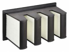 GRAINGER V-Bank Air Filter: 12 in x 24 in x 12 in, Synthetic, Single Header, 4 Vs, MERV 13 (MPN 2GHN9). Key specifications — Brand: GRAINGER; Frame or Header Material: Plastic; Media Material: Synthetic; Filters Out: Copier Toner.