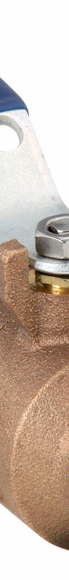 NIBCO Manual Two-Way Ball Valve: 1 in, Bronze, Straight, Sweat x Sweat, 600 psi Max. Pressure (CWP) (MPN S5857066 1). Key specifications — Brand: NIBCO; Handle: Lever.