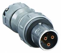 HUBBELL Pin and Sleeve Plug: Gray, 250V DC/600V AC, Three Phase, 30 A, 3 Pole, 3 Wire (MPN VP3375). Key specifications — Brand: HUBBELL.