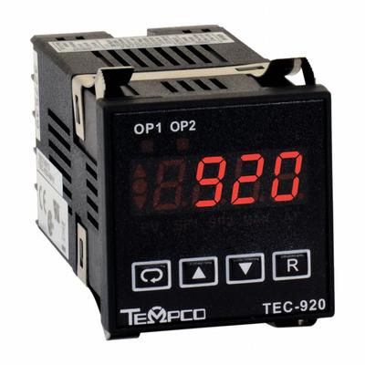 TEMPCO Temperature Controller: TEC-920, 1/16 DIN Size, Universal, PID, 90 to 250V AC - Temperature Controllers