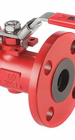 KECKLEY Manual Two-Way Ball Valve: 1/2 in, Carbon Steel, Straight, Class 300 Flange, One-Piece (MPN BVF1RF4RCSRGSL-050). Key specifications — Brand: KECKLEY; Handle: Locking Lever.