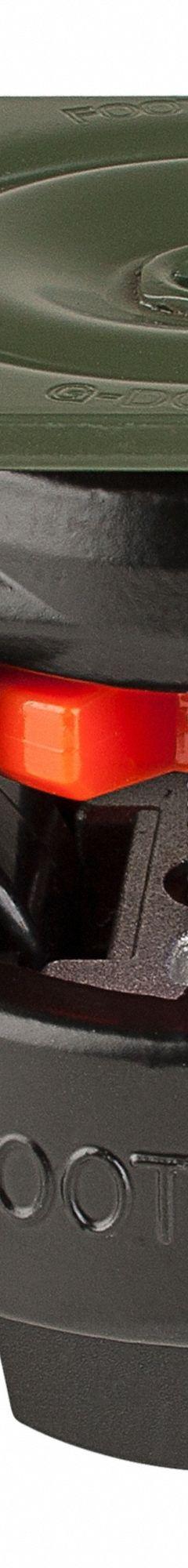FOOT MASTER Plate Caster: Nylon Tread, 63 mm Wheel Dia, 103 mm Mounting Ht, 1,213 lb Load Capacity (MPN GD-80-F-NYN-FBL). Key specifications — Brand: FOOT MASTER; Frame Color: Black.