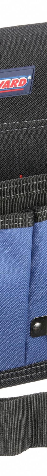 WESTWARD Tool Pouch: For 3 1/4 in Belt Wd - Max, 13 Pockets, Black/Blue (MPN 5MZP0). Key specifications — Closure Type: Open Top; Color: Black/Blue; Brand: WESTWARD.