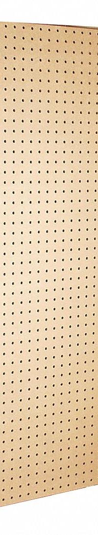 XTRAWALL Pegboard Swing Panel: Round, 1/4 in Peg Hole Size, 48 in x 24 in x 1 1/2 in, Steel/HDF (MPN B1-2). Key specifications — Material: Steel/HDF; Finish: Powder Coated; Peg Hole Shape: Round; Includes: Mounting Hardware; Color: Brown; Brand: XTRAWALL.