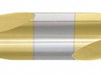 APPROVED VENDOR Ball End Mill: Carbide, TiN Coated, Double End, 2 Flute, 1/16" Mill Dia, 1/8" LOC (MPN 240-001021)