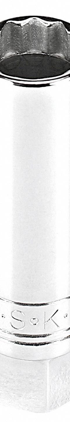 SK HAND TOOL, LLC Spark Plug Socket: 3/8 in Drive Size, 14 mm Socket Size, 12-Point, Std, Chrome (MPN 4428). Key specifications — attr1204270: Chrome; attr1204275: SK HAND TOOL, LLC; attr1204284: Standard; attr1204287: Not Tether Capable.