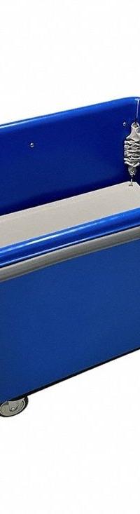R&B WIRE PRODUCTS INC. Cube Trucks Spring Lift: 458PTB, 42 in x 26 in x 5/8 in, Blue, 150 lb. Key specifications — Color: Blue; Material: Vinyl-Covered Platform with Powder-Coated Attachment Clips; Brand: R&B WIRE PRODUCTS INC.; Includes: Platform and Springs; Manufacturer Part Number: 458PTB; For Use With: 4620/PTB Poly Truck.
