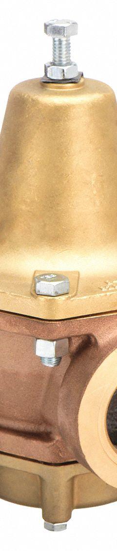 CASH VALVE Pressure Regulator: FNPT x FNPT, 1 1/2 in x 1 1/2 in, Bronze, 45 psi to 100 psi, 180°F (MPN BZGWSSBBS01AD4-0073). Key specifications — Brand: CASH VALVE.