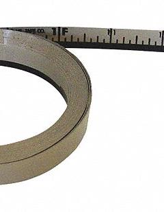 US TAPE Oil Gauging Refill Tape Measure: 50 ft, Swivel Snap Tip, Dark Liquids/Light Liquids, Steel (MPN 58920). Key specifications — attr940497: Light Liquids; attr940499: Steel; attr944091: Swivel Snap; attr940496: Corrosion-Resistant; attr940498: US TAPE; attr940492: Gray; attr940490: SAE; attr940487: Innage.