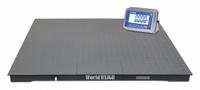 B-TEK Floor Scale: 5,000 lb Wt Capacity - Imperial, 1 lb Readability, Floor Scale, 48 in x 48 in (MPN 899-300055). Key specifications — Weighing Units: kg; Platform Material: Carbon Steel; Connection Ports: RS-232; Brand: B-TEK; Readability: 1 lb.