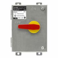 LEVITON Disconnect Switch: Non-Fusible, 100 A, Single or Three Phase, 600V AC, 304 Stainless Steel (MPN MDS1-AX). Key specifications — attr867146: 13; attr867131: LEVITON.