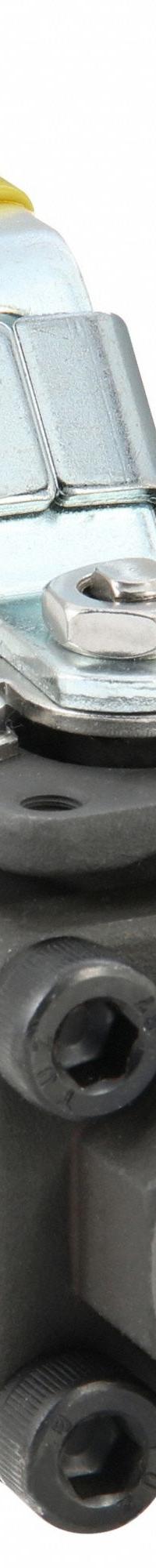 JOMAR VALVE Manual Two-Way Ball Valve: 1/2 in, Carbon Steel, Straight, FNPT x FNPT, Three-Piece (MPN T-CS-2001N-SS-4B). Key specifications — Brand: JOMAR VALVE; Handle: Locking Lever.