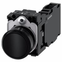 SIEMENS Flush Push Button Operator: Non-Illuminated, Flush Profile, Non-Metallic, 22 mm, 1NO/1NC (MPN 3SU1100-0AB10-1FA0). Key specifications   — Brand: SIEMENS; Action: Momentary; Series: 3SU; Push Button Material Type: Non-Metallic.