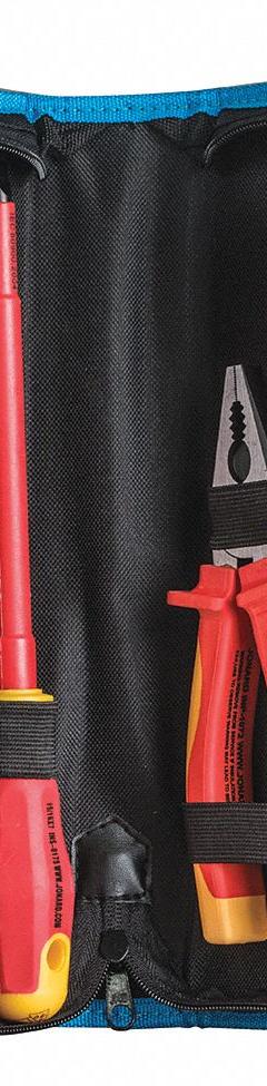JONARD TOOLS Insulated Tool Kit: Insulated, 11 Total Pcs, Tool Case (MPN TK-110INS). Key specifications — attr541600: (1) Long-Nose Pliers; attr541603: None; attr541599: None; attr541604: (1) Wire Stripper; attr541515: JONARD TOOLS; attr548994: (4) Slotted Screwdrivers.