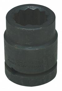 WRIGHT TOOL Impact Socket: 1 in Drive Size, SAE, 1 7/16 in Socket Size, 12-Point, Std, Black Oxide (MPN 8746). Key specifications — attr1215501: WRIGHT TOOL; attr1215515: Black Oxide; attr1215518: 1-7/16 in.