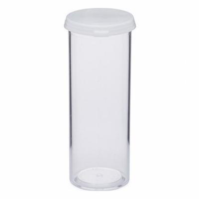 APPROVED VENDOR Vial with Cap: Sample, Polystyrene, 55.45 mL, 36.5 mm Body Dia, Non-Sterile - Plastic Lab Vials