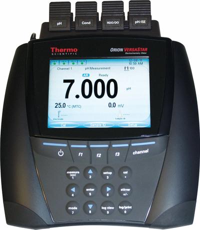 THERMO SCIENTIFIC Dissolved Oxygen Meter: Dissolved Oxygen/Temp, 600% DO Concentration - Max - Benchtop Dissolved Oxygen Meters