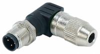 IFM M12 Circular Connector: A Coded, 4 Pin, M12 Male Thread, IP68, IDC, 90° Angle, Nylon (MPN E18060). Key specifications — Connector Body Type: Pin; Coding: A; Brand: IFM; Voltage Rating: 250V DC; Thread Size: M12; Mounting Type: Front Mounting; Mounting Style: Male Thread; IP Rating: IP68.
