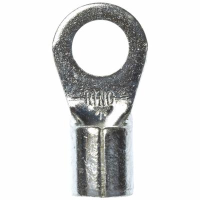 3M Ring Terminal: Bare, 3/8 in Stud Size, 4 AWG to 4 AWG Wire Sizes, 1,000 V - Non-Insulated Ring Terminals