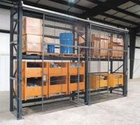 WIRECRAFTERS Enclosure Kit: 3 Bays, 108 in x 48 in x 120 in, 10 ga, Steel, Powder Coated, Gray (MPN RE91048SD3). Key specifications — Brand: WIRECRAFTERS; Material: Steel; Includes: (3) Sliding Doors; Includes Hardware: Yes; Finish: Powder Coated; Color: Gray.